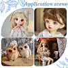36pcs 6 colors Half Round Acrylic Craft Eyes KY-GF0001-45-5