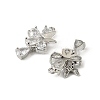 Brass Micro Pave Cubic Zirconia Pendants LS-KK-C107-01P-2
