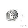 304 Stainless Steel Finger Rings FS-WGA7533-09-3
