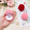 Rose Velvet Jewelry Boxes CON-WH0092-63A-3