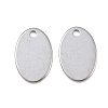 Tarnish Resistant 304 Stainless Steel Stamping Blank Tag Pendants LS-STAS-S028-02-1