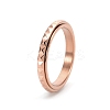 Rotatable Version Korean StyleRotatable Stainless Steel Finger Ring for Men's PW-WGAB2A4-22-1