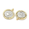 Brass Pendants KK-G555-14GP-2