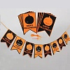 16Pcs 2 Color Flag Felt Ornaments LS-DIY-B054-02C-1