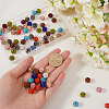 120Pcs 12 Colors Pave Disco Ball Beads RB-SC0004-85-3