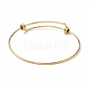 Ion Plating(IP) Adjustable 304 Stainless Steel Bangles Making X-MAK-F286-01G-3