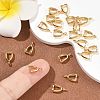 SHEGRACE Brass Ice Pick Pinch Bail XGR0038G-80G-5