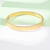 304 Stainless Steel Hinged Bangles for Women BJEW-B161-10G-2