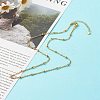 304 Stainless Steel Satellite Chains Necklace NJEW-JN03594-02-4