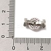 Rack Plating Ring Brass Micro Pave Cubic Zirconia Fold Over Clasps KK-F883-19P-02-3