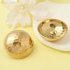 Ion Plating(IP) 304 Stainless Steel Half Round Stud Earrings for Women EJEW-M089-10G-3