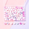 200Pcs 10 Styles Imitation Pearl & Opaque Acrylic Berry Beads OACR-FS0001-96B-7