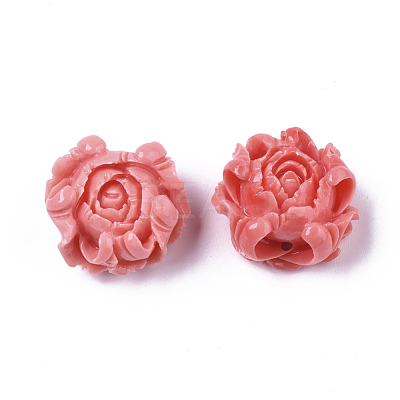 Synthetic Coral Pendants CORA-R019-031-1