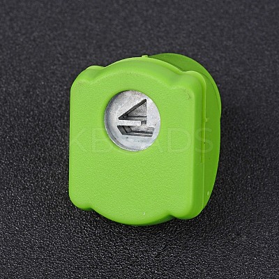 Random Single Color or Random Mixed Color Mini Plastic Craft Paper Punch Sets for Scrapbooking & Paper Crafts LS-AJEW-L051-15-1
