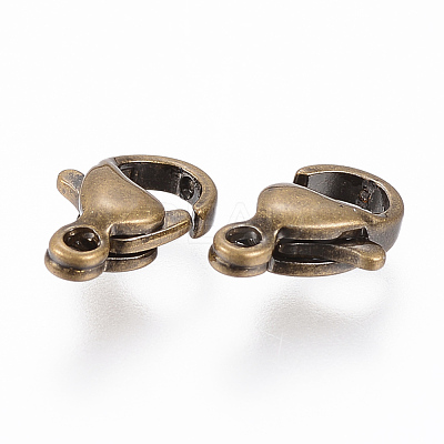 304 Stainless Steel Lobster Claw Clasps X-STAS-E145-05B-AG-1
