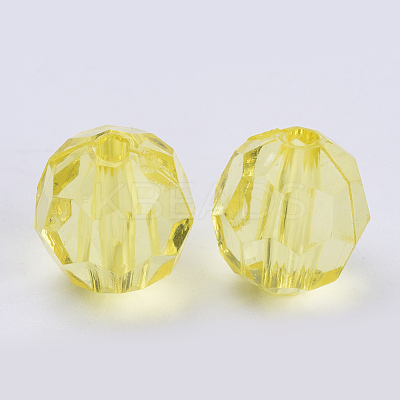Transparent Acrylic Beads X-TACR-Q257-10mm-V21-1