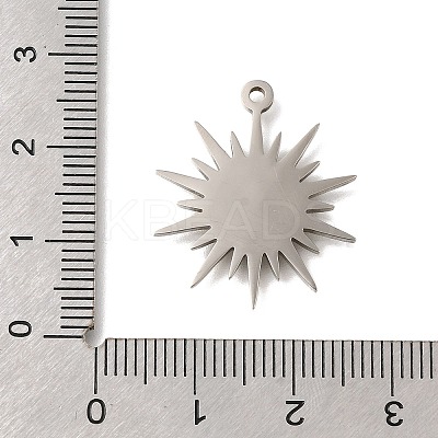 Anti-Tarnish 201 Stainless Steel Pendants STAS-B076-01P-05-1