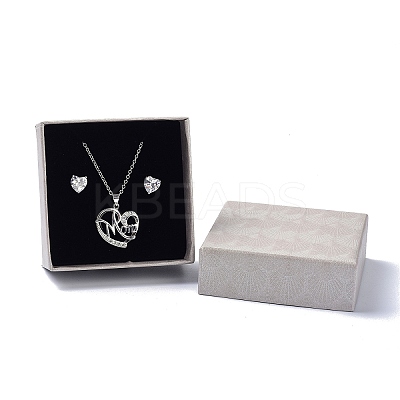 Paper Jewelry Set Boxes X-CON-Z005-03A-1