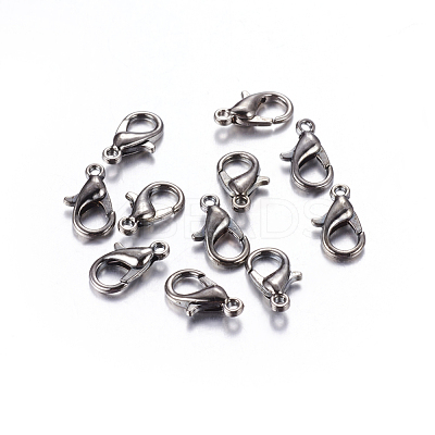 Zinc Alloy Lobster Claw Clasps E106-B-1