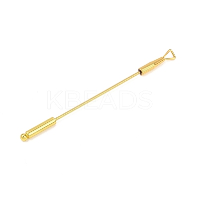 201 Stainless Steel Beadable Double Head Cuticle Pusher Nail Tools LS-STAS-R161-01G-1