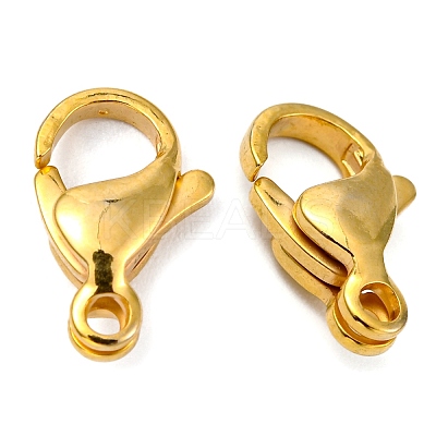 304 Stainless Steel Lobster Claw Clasps X-STAS-R050-13x8mm-02-1
