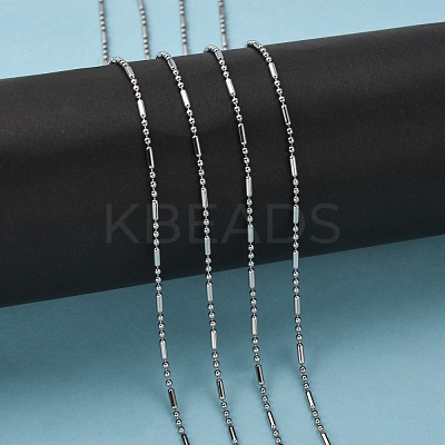 Tarnish Resistant 304 Stainless Steel Ball Chains CHS-K002-12-1