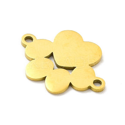 Ion Plating(IP) 201 Stainless Steel Connector Charms STAS-G296-16G-1