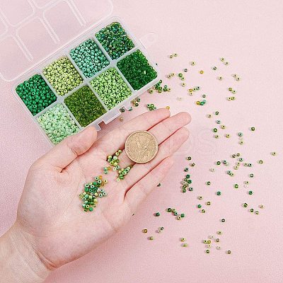 8/0 Round Glass Seed Beads SEED-PH0006-3mm-07-1