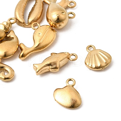 Ocean Theme 201 Stainless Steel Pendants STAS-F348-01A-G-1