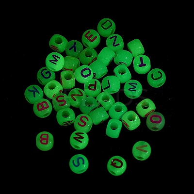 Luminous Transparent Acrylic Beads LACR-282-01A-1
