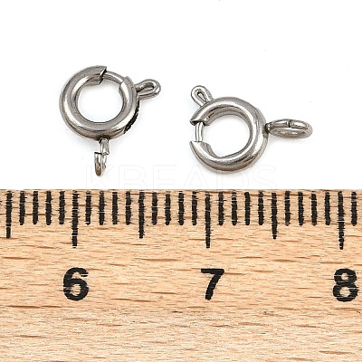 304 Stainless Steel Spring Ring Clasps LS-STAS-B095-05B-P-1