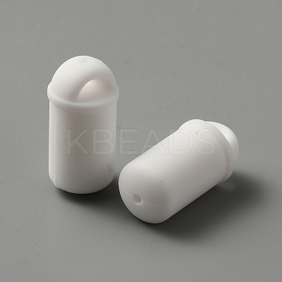 Bottle Food Grade Eco-Friendly Silicone Beads LS-SIL-WH0006-20A-1