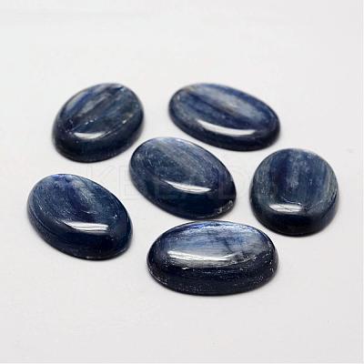 Oval Natural Kyanite/Cyanite/Disthene Cabochons G-O147-01H-1