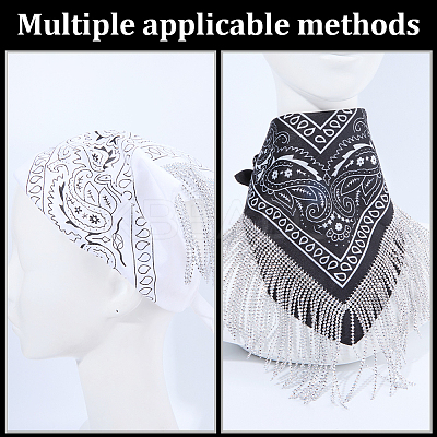 2Pcs 2 Colors Versatile Outdoor Cycling Bandana for Women OHAR-CY0001-21A-1