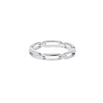 Simple Style 925 Sterling Silver Finger Rings FS-WG80334-02-1