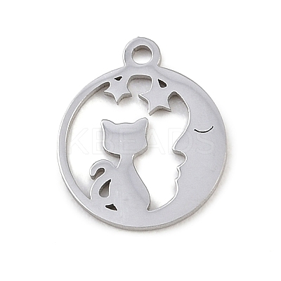 304 Stainless Steel Charms STAS-Z183-07P-1