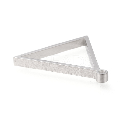 Non-Tarnish 304 Stainless Steel Open Back Bezel Pendants STAS-K208-03P-A-1