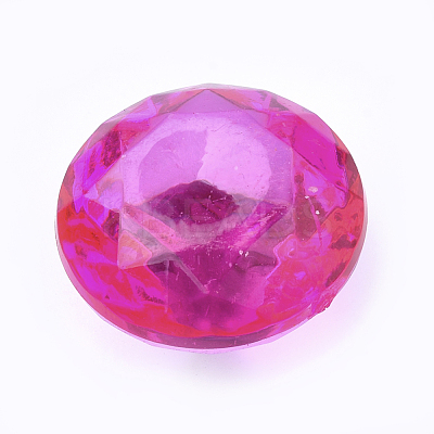 Transparent Acrylic Beads TACR-S149-08-1