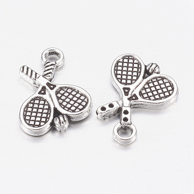 Tibetan Style Zinc Alloy Pendants TIBEP-R334-135AS-RS-1