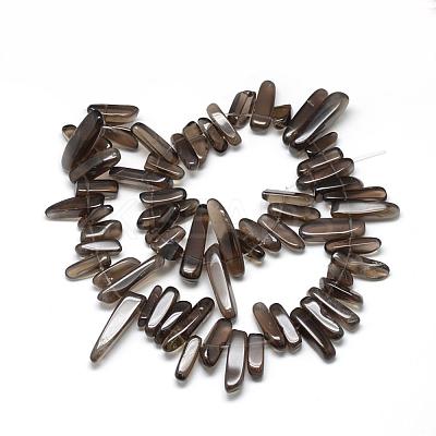 Natural Smoky Quartz Beads Strands G-R835-10-1