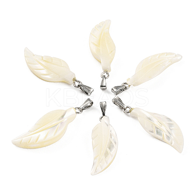Natural Trochid Shell/Trochus Shell Pendants LS-BSHE-CJC0002-13-1