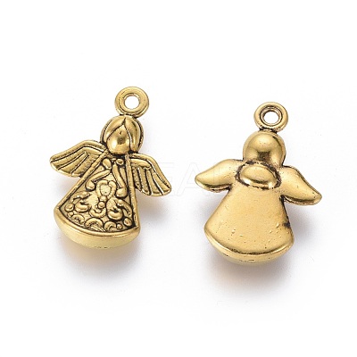 Tibetan Style Alloy Angel Pendants GLF1238Y-1
