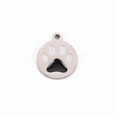 304 Stainless Steel Enamel Charms STAS-Q242-039C-1