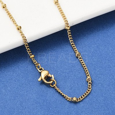 304 Stainless Steel Chain Necklaces X-MAK-L015-40G-1