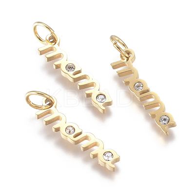 316 Surgical Stainless Steel Pendants STAS-L242-05G-1