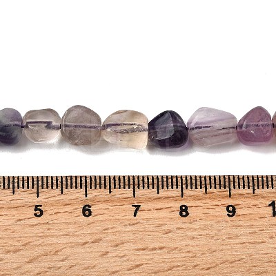 Natural Purple Fluorite Beads Strands LS-G-D321-A02-1