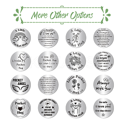 1Pc 304 Stainless Steel Commemorative Coins AJEW-CN0001-43G-1