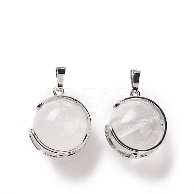 Natural Quartz Crystal Pendants G-A212-01P-06-1