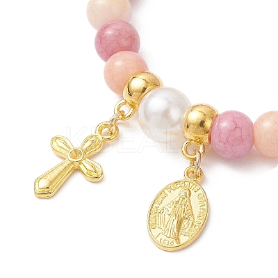 Alloy Charm Bracelets BJEW-JB13311-1