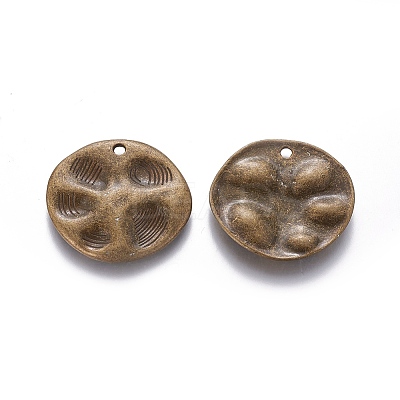 Tibetan Style Alloy Pendants TIBEP-Q002-18AB-NR-1